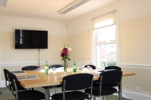 Butterton Meeting Room - Boardroom layout - Heath House Conference Centre, Uttoxeter, Staffordshire